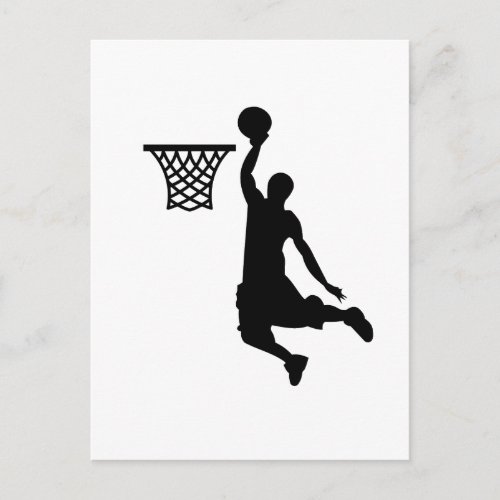 basketball is great sports postcard