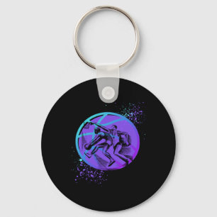 Basketball Is In The Game Keychain