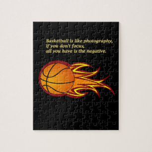 Basketball is like photography #6 jigsaw puzzle