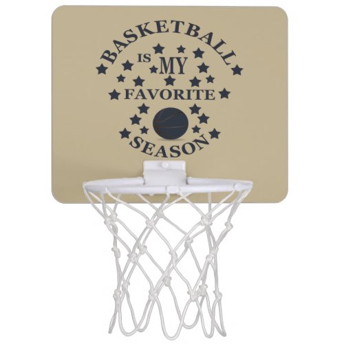 basketball is my favorite season mini basketball hoop