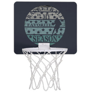 basketball is my favorite season retro sunset mini basketball hoop