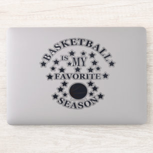 Basketball is my favorite season sticker