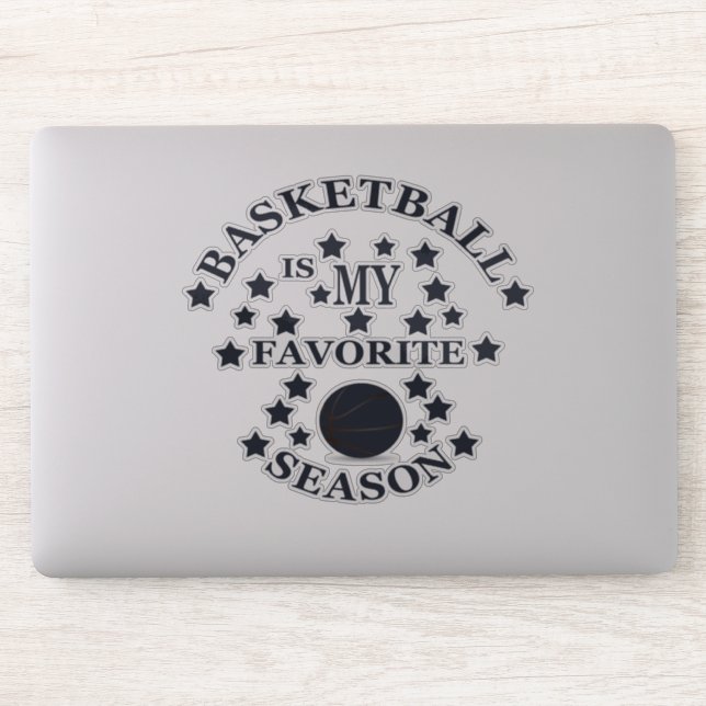 Basketball is my favorite season sticker (Computer)