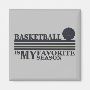 Basketball is my favorite season with blue ball magnet
