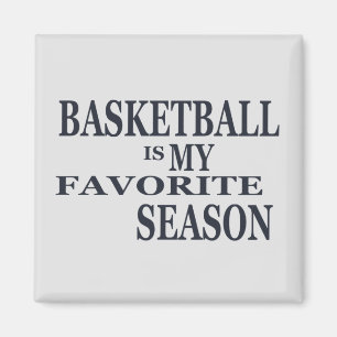 Basketball is my favorite season with blue ball magnet