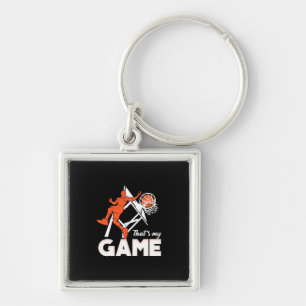 Basketball Is My Game Keychain