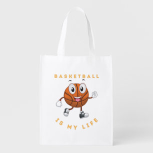 Basketball Is My Life Grocery Bag
