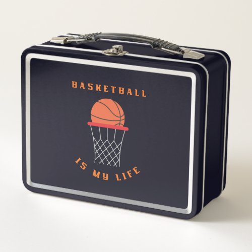  Basketball Is My Sport       Metal Lunch Box