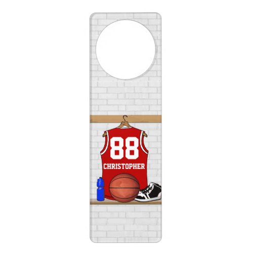 Basketball Jersey momento Door Hanger