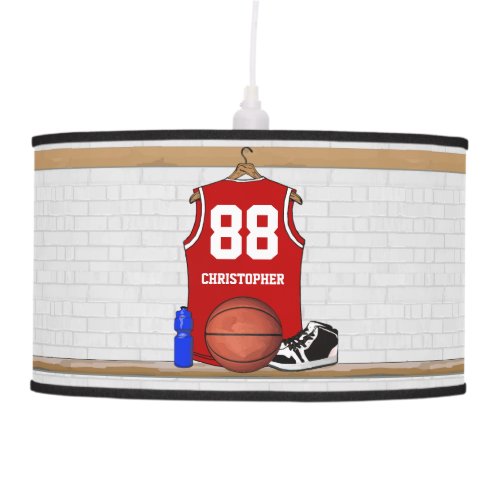 Basketball Jersey momento Hanging Lamp