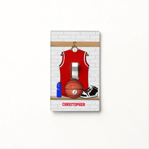 Basketball Jersey momento Light Switch Cover