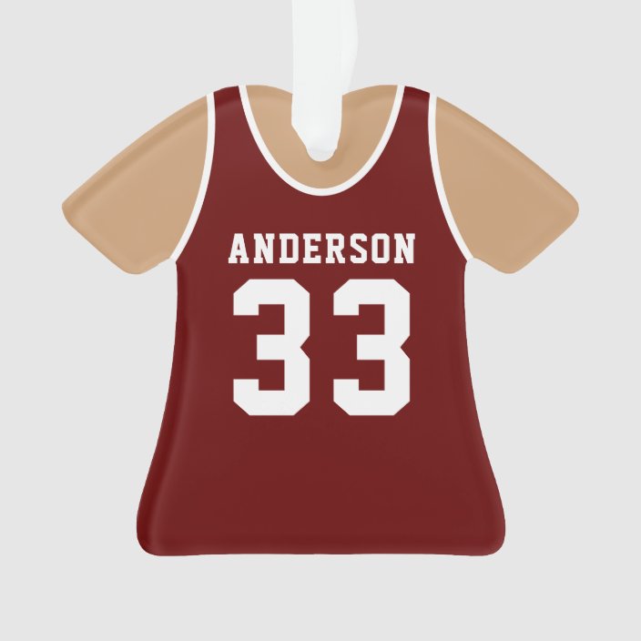maroon basketball jersey