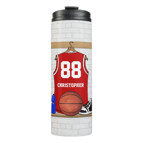 Basketball Jersey Team Gifts Thermal Tumbler