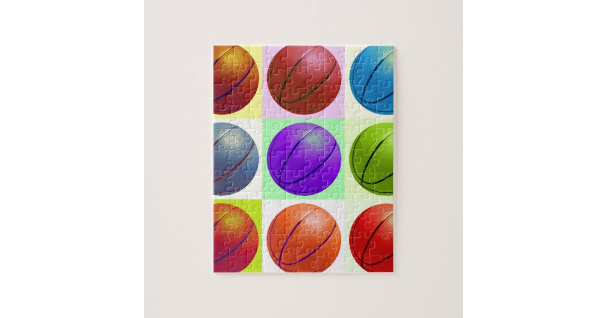 Basketball Jigsaw Puzzle Zazzle