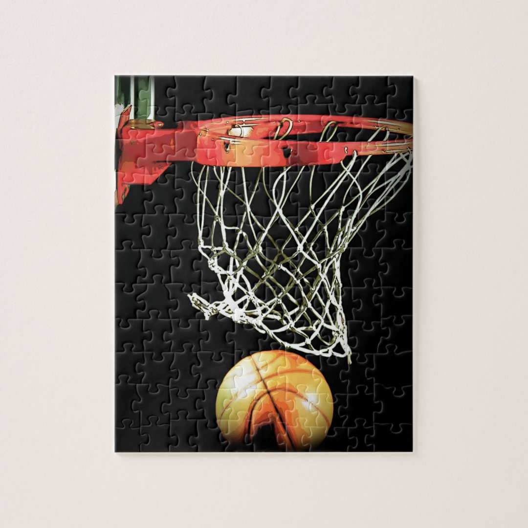 Basketball Jigsaw Puzzle Zazzle