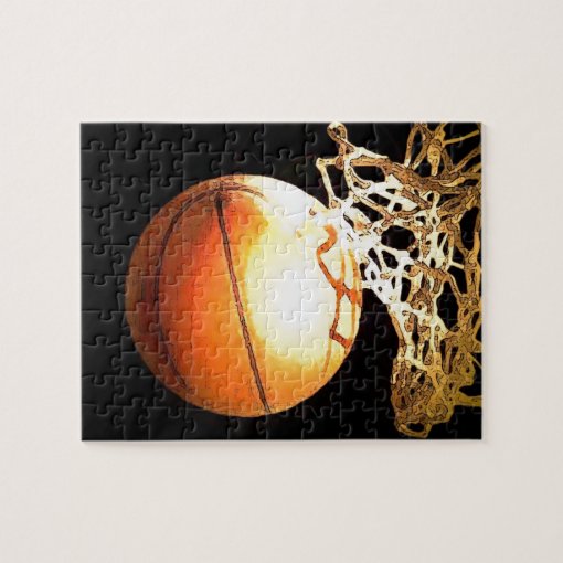 Basketball Jigsaw Puzzle Zazzle