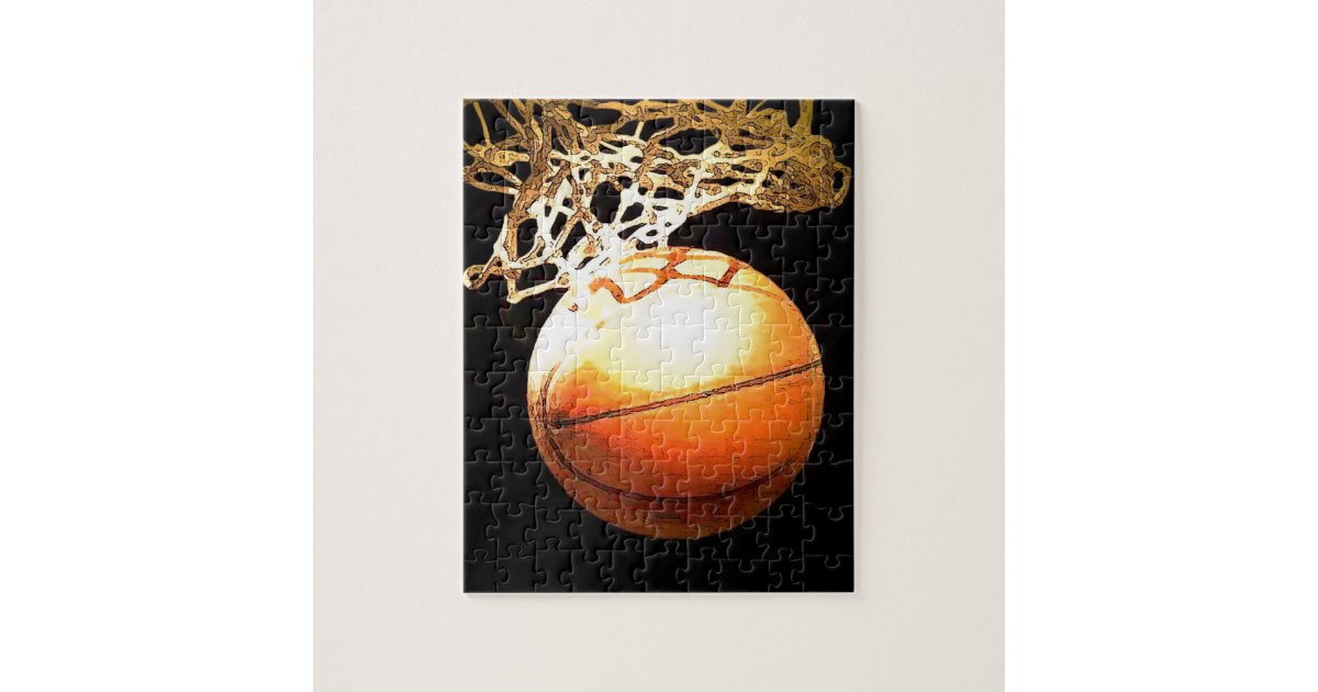 Basketball Jigsaw Puzzle Zazzle