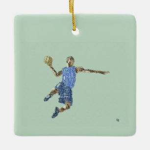 #Basketball #Jump Ceramic Ornament