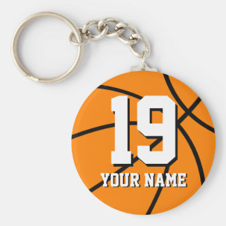 Basketball keychain | Personalized name and number