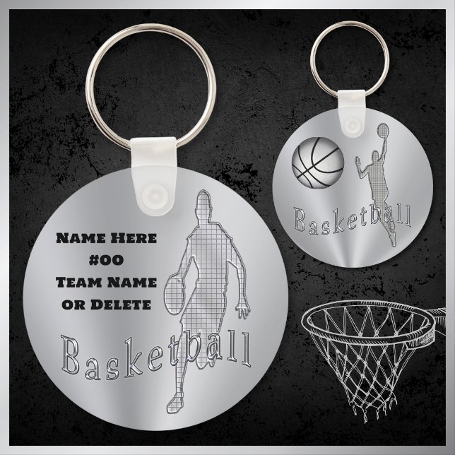 Basketball Keychains are Cheap Basketball Gifts (Basketball Novelties for your basketball goodie bags. Cheap basketball gifts for boys. Party Favors.)