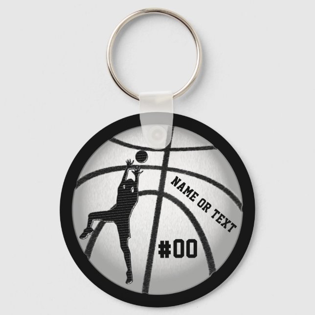 Basketball Keychains for Kids change to Team Color (Front)
