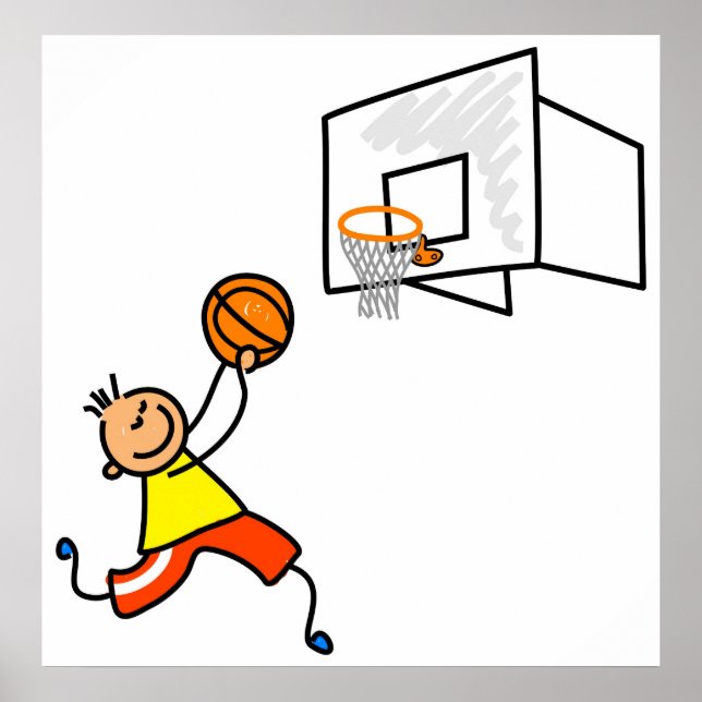 Basketball Kid Poster (Front)