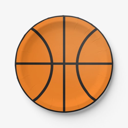 Basketball Kids Sports Birthday Party Paper Plates