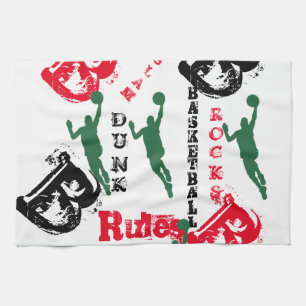 BASKETBALL KITCHEN TOWEL