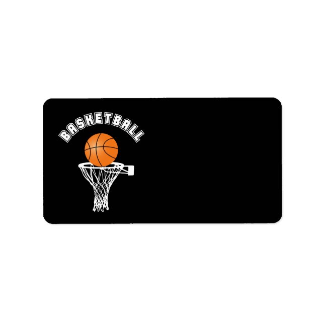 Basketball Label (Front)