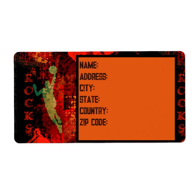 BASKETBALL        LABEL (Front)