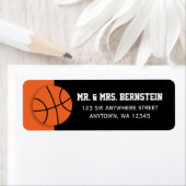 Basketball Label | Zazzle