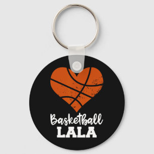 Basketball Lala Fun Basketball Heart Grandma La La Keychain