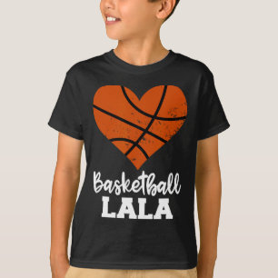 Basketball LaLa Fun Basketball Heart Grandma La La T-Shirt