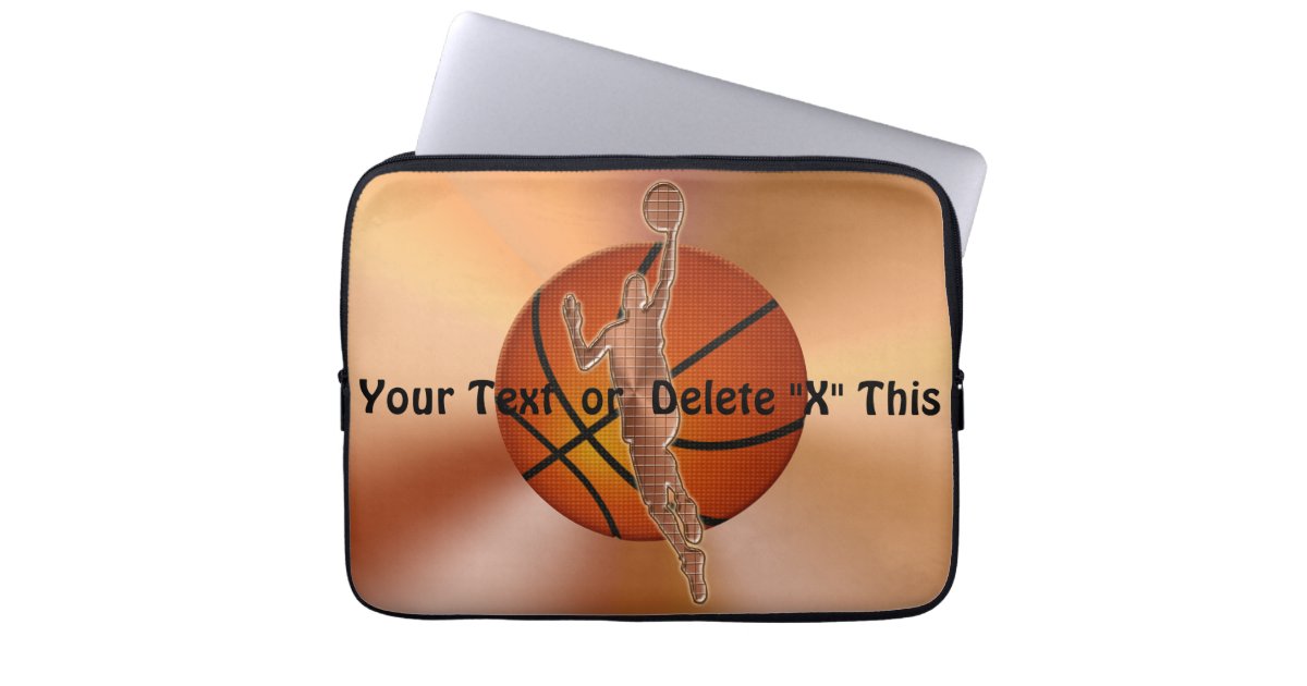 Basketball Laptop Sleeve Basketball Gifts For Guys Zazzle Com