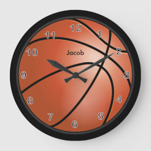 Basketball Large Clock
