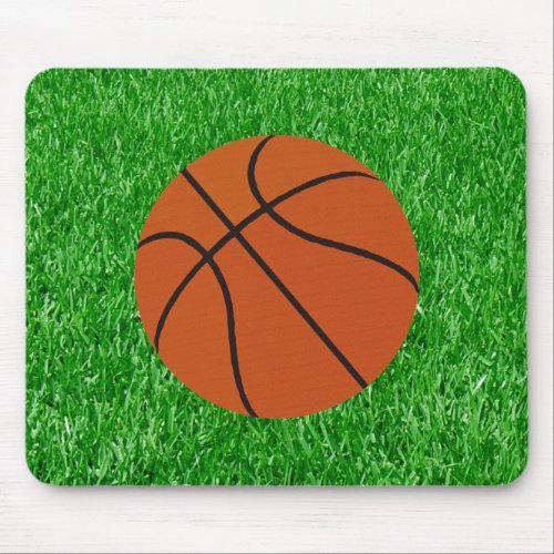 Basketball  Lawn Mouse Pad