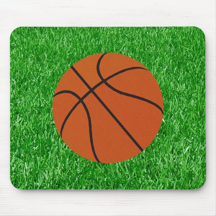 Basketball & Lawn Mouse Pad Zazzle