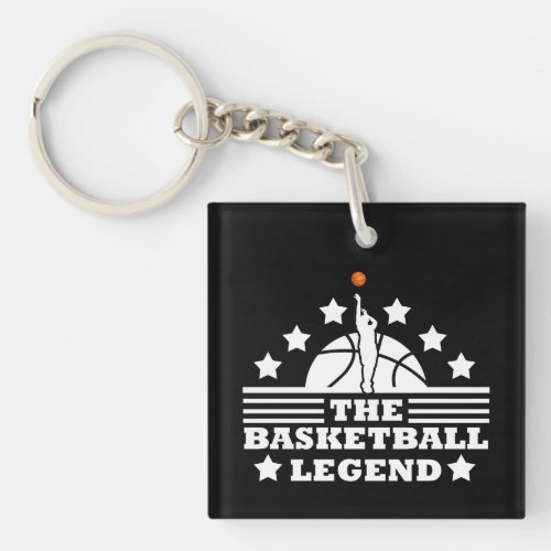 basketball legend keychain