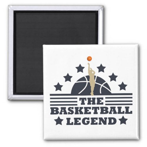 basketball legend magnet