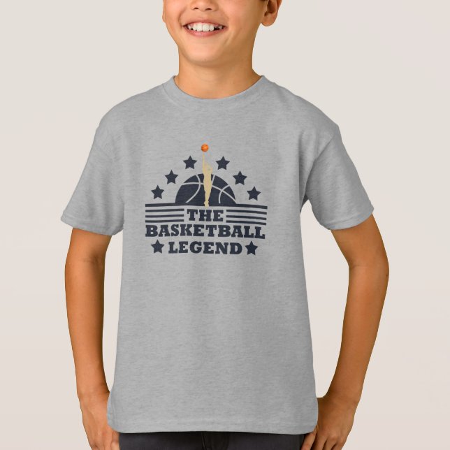Basketball legend player for coach T-Shirt (Front)