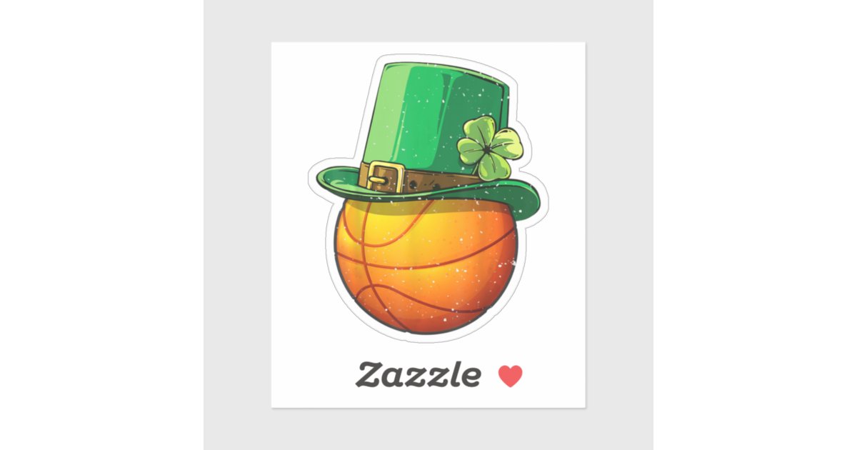 Shamrock Basketball Sticker