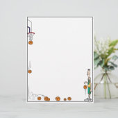 Basketball Letterhead (Standing Front)