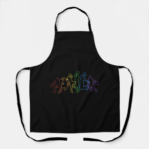 Basketball LGBT Rainbow Lover Pro Player Apron