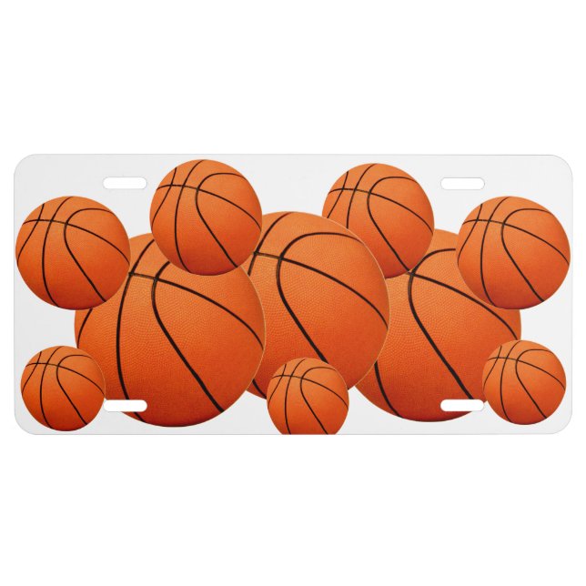 Basketball License Plate (Front)