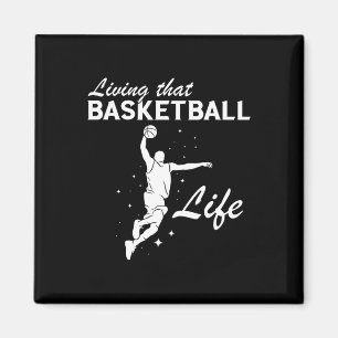 Basketball Life Basketball Player Dunk Basketball Magnet