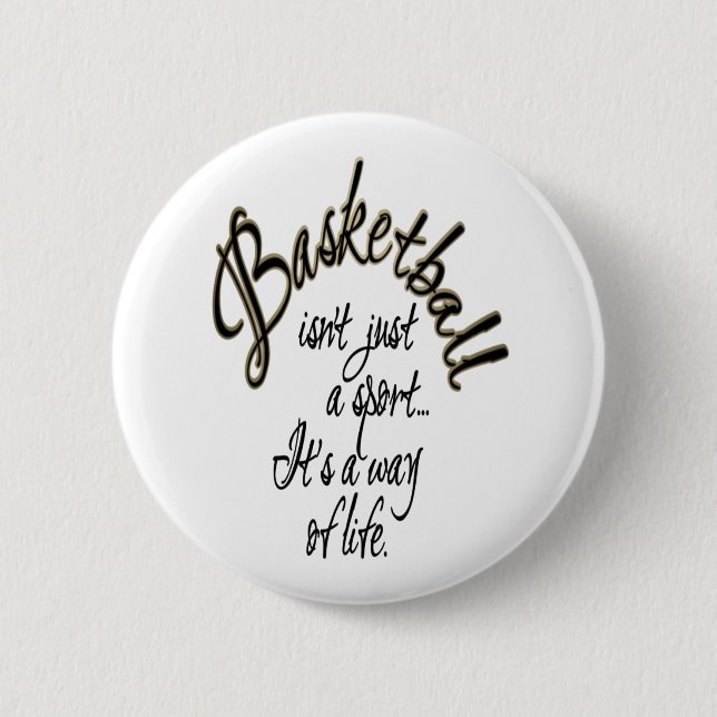 Basketball Life Button (Front)