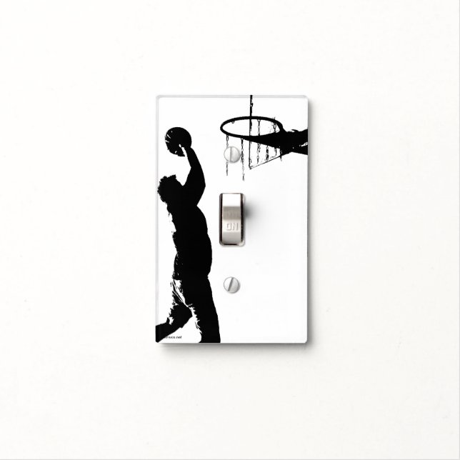 BASKETBALL LIGHT SWITCH COVER (In Situ)