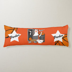Basketball Locker Room Custom Player Name Number Body Pillow