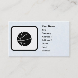 Basketball Logo Customizable Template Business Card
