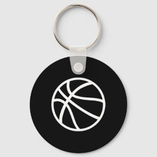 Basketball logo keychain